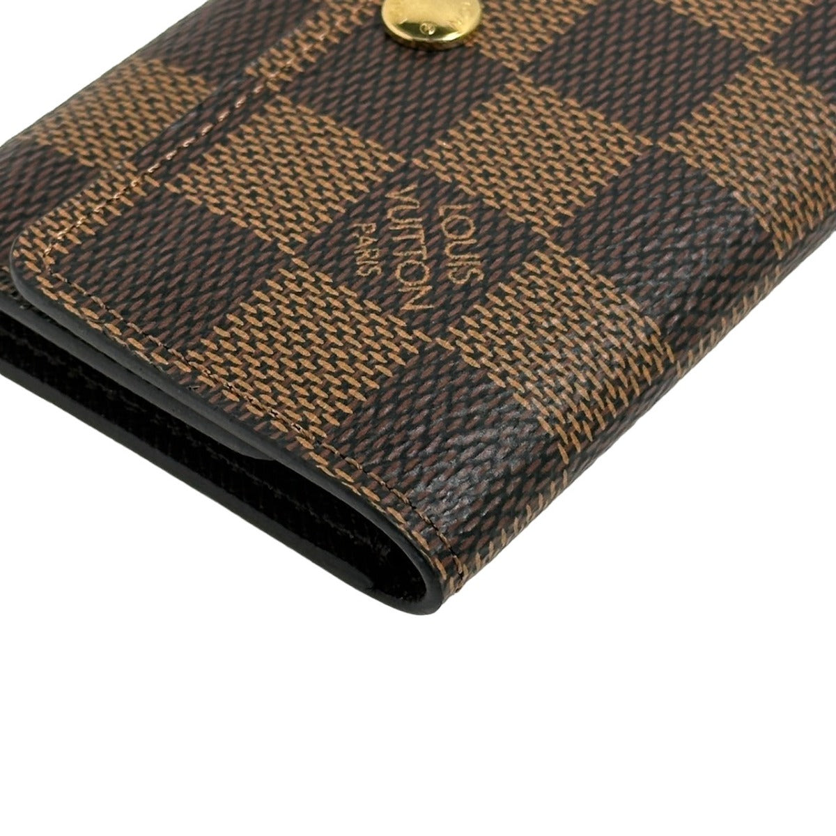 Louis Vuitton Key Case Key Holder N62630 Damier Canvas Brown Key Case Key Holder For 6 Pieces