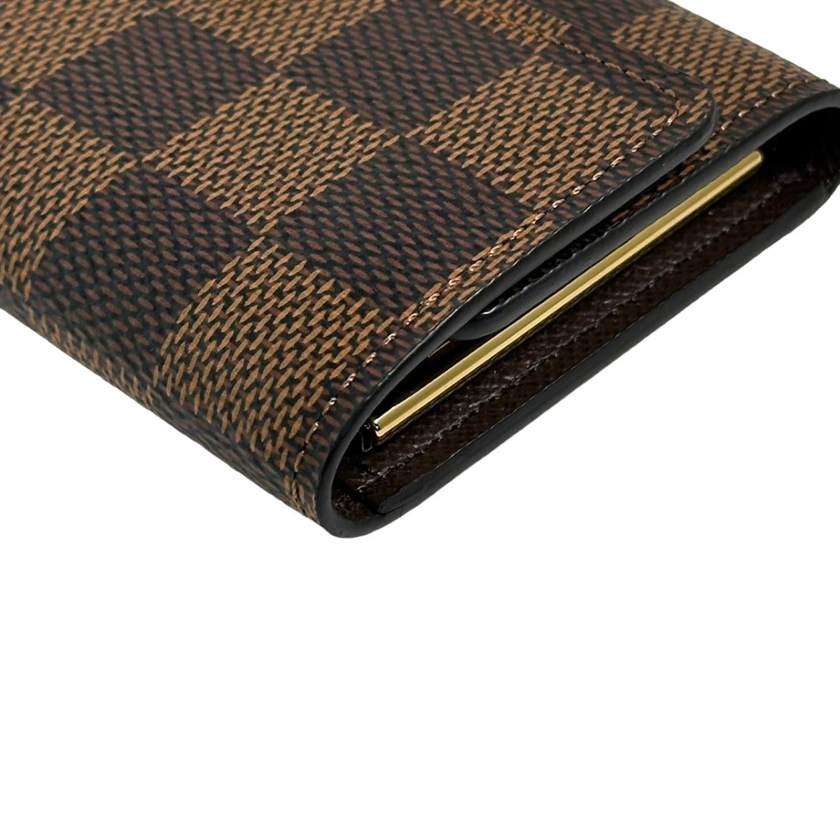 Louis Vuitton Key Case Key Holder N62630 Damier Canvas Brown Key Case Key Holder For 6 Pieces