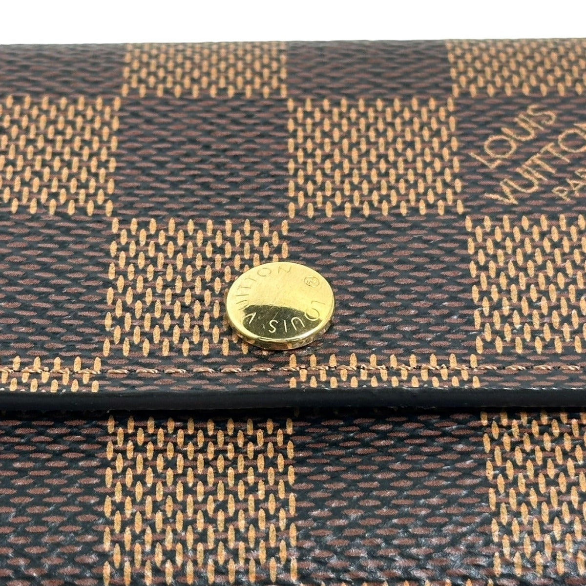 Louis Vuitton Key Case Key Holder N62630 Damier Canvas Brown Key Case Key Holder For 6 Pieces