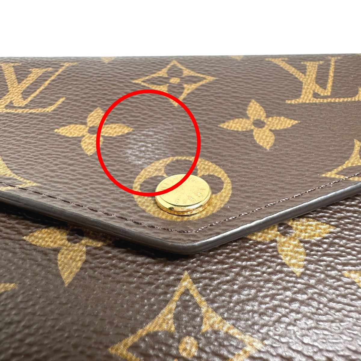 Louis Vuitton Long Wallet Purse M60531 Monogram Canvas Brown Wallet Monogram Portefeuille Sara
