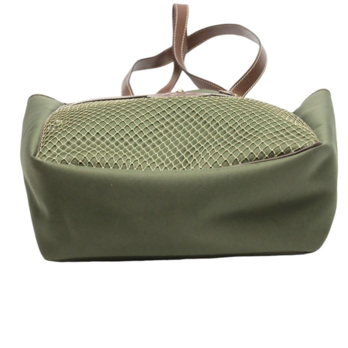 Hunting World Tote Bag Leather Khaki Tote Bag Mens(Unisex)