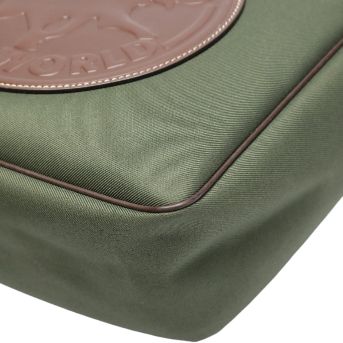 Hunting World Tote Bag Leather Khaki Tote Bag Mens(Unisex)