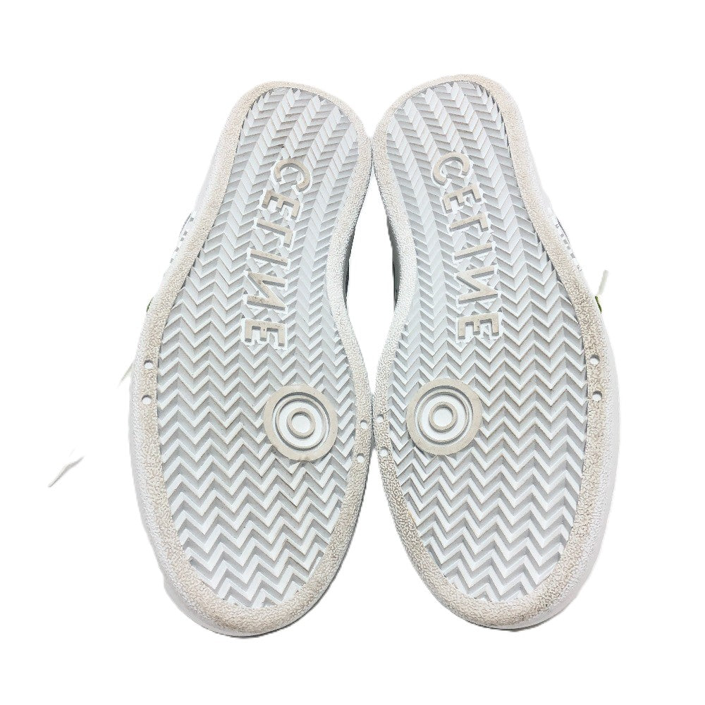 Celine Sneakers Leather White Velcro Strap 39