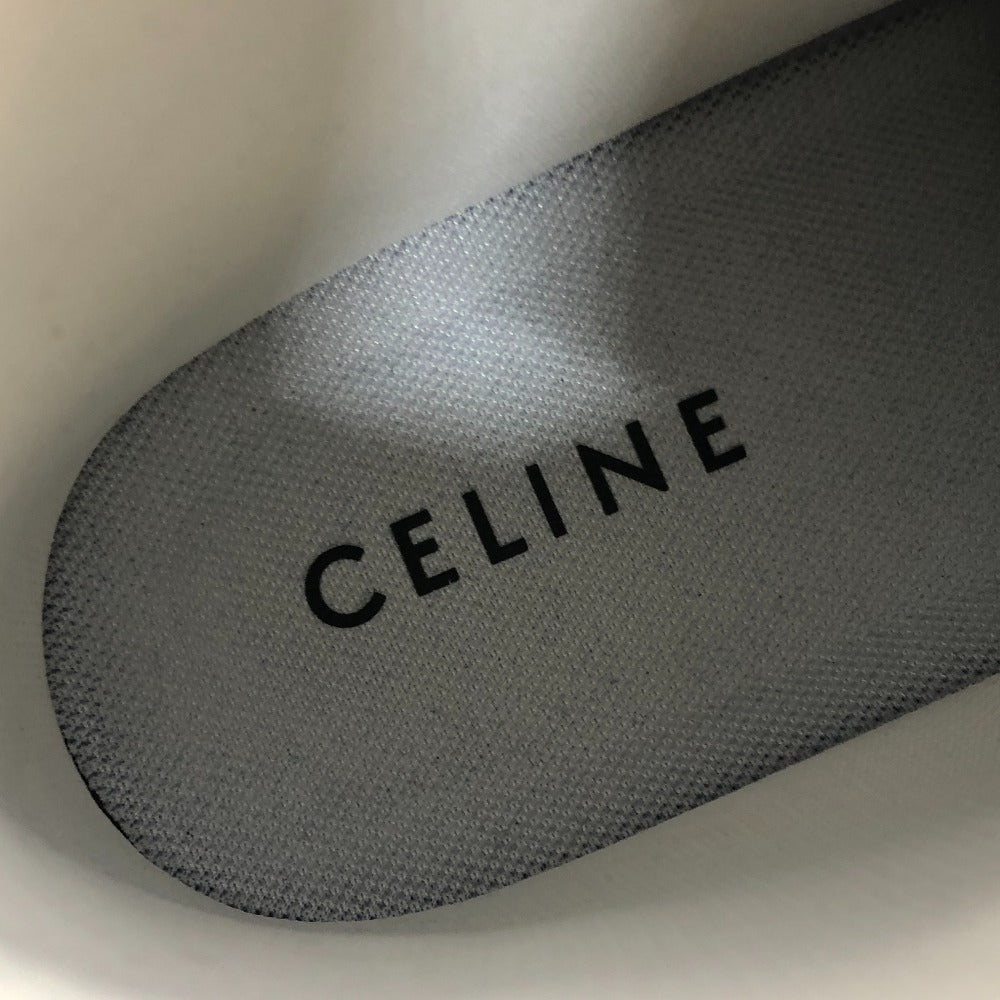 Celine Sneakers Leather White Velcro Strap 39
