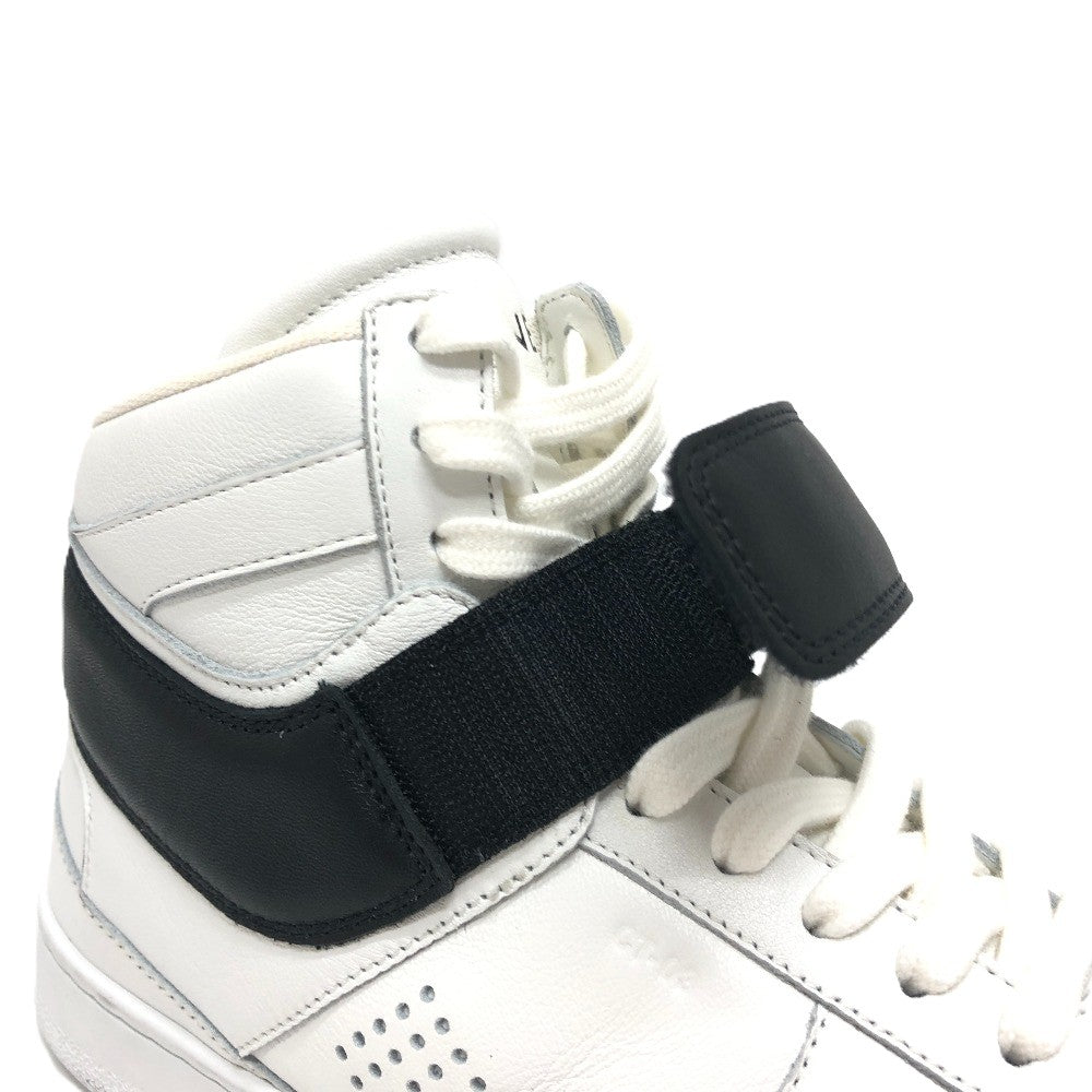 Celine Sneakers Leather White Velcro Strap 39