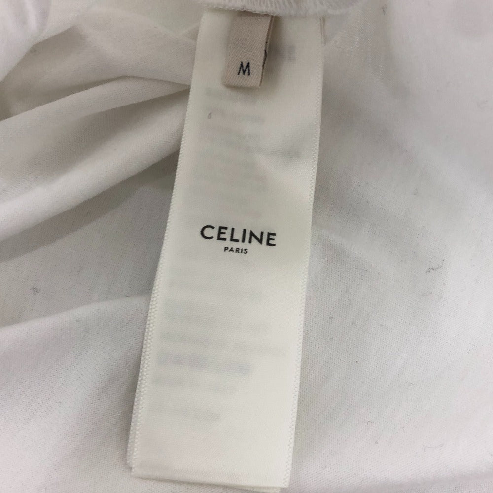 Celine Short Sleeve T-Shirt 653N 2Awb6 Cotton White Logo M