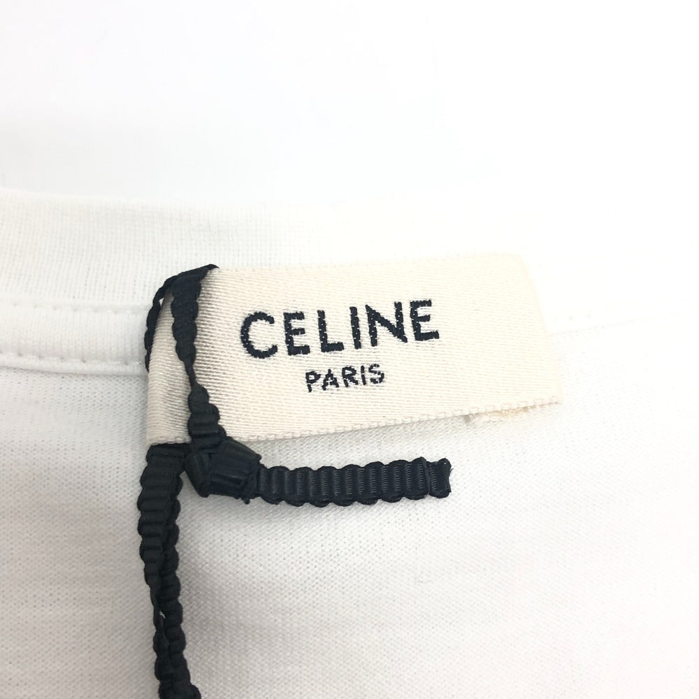 Celine Short Sleeve T-Shirt 653N 2Awb6 Cotton White Logo M