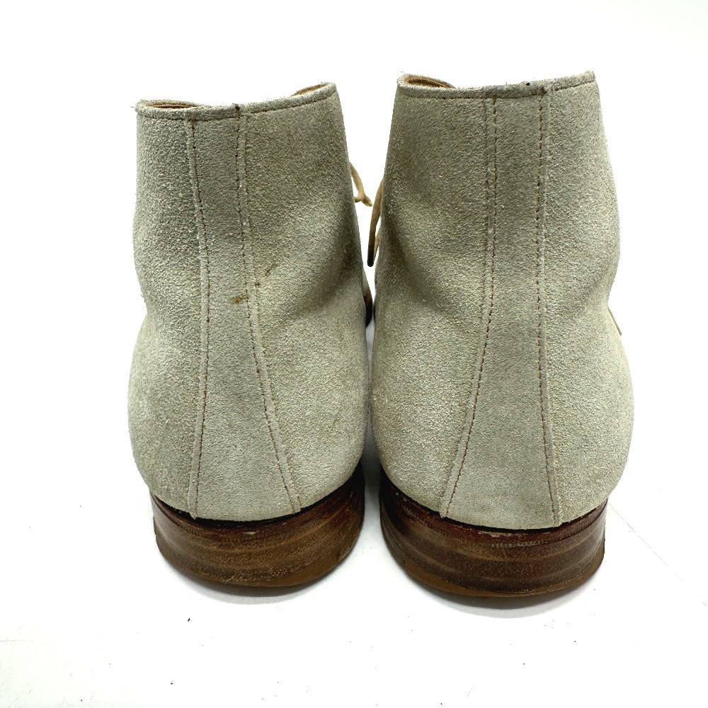Crockett&Jones Boots Suede / Leather Gray Mens 7E