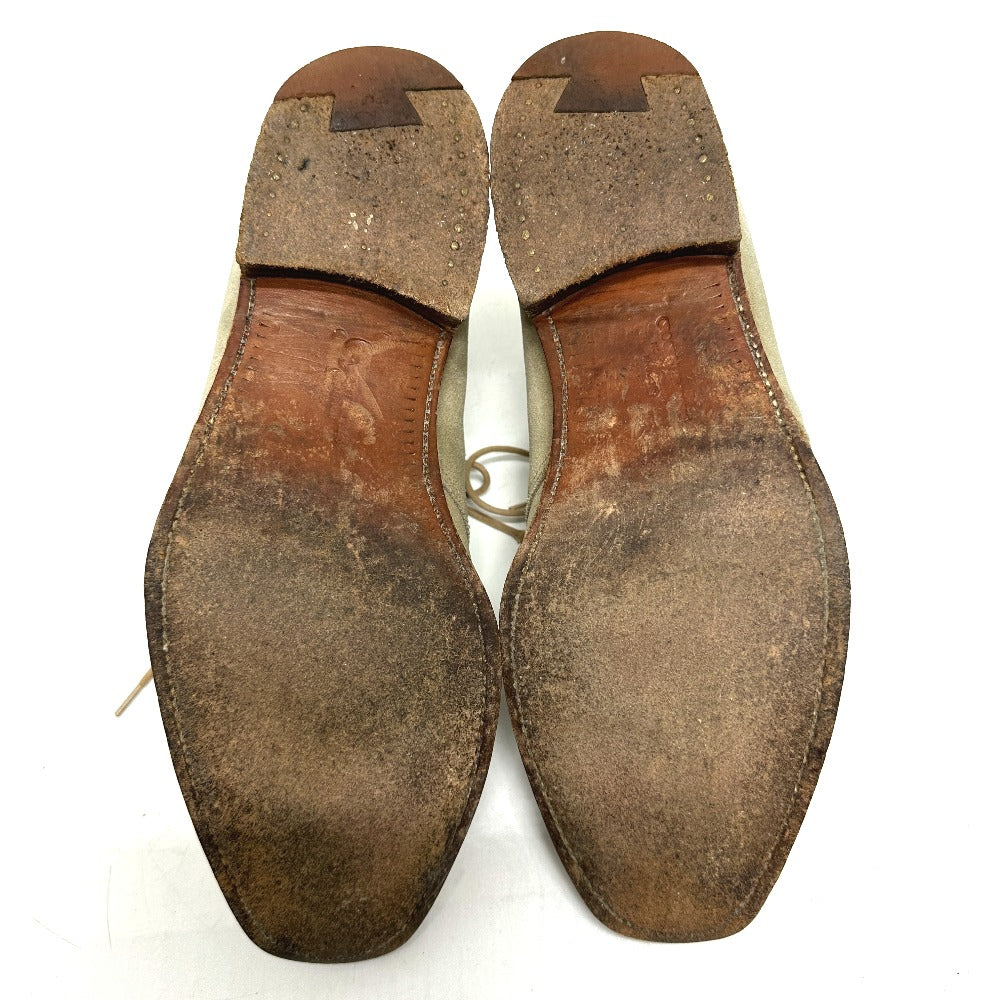 Crockett&Jones Boots Suede / Leather Gray Mens 7E