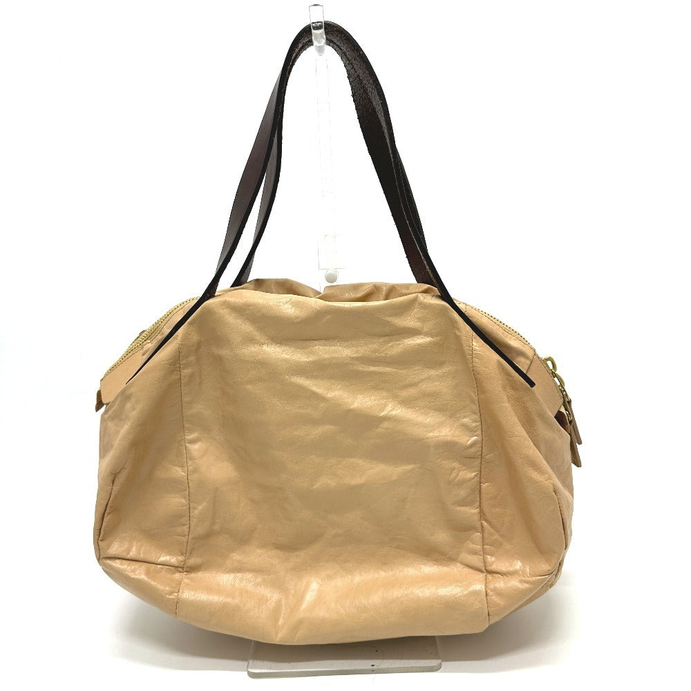 Celine Handbag Leather Beige