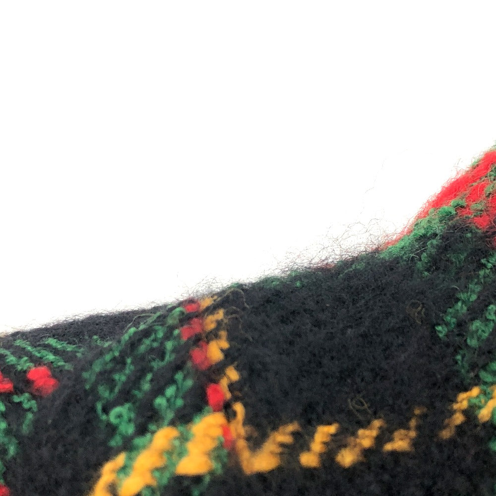 Celine Jacket Tweed Green/Yellow/Red/Black Vintage Check Macadam Button Jacket Outerwear Apparel