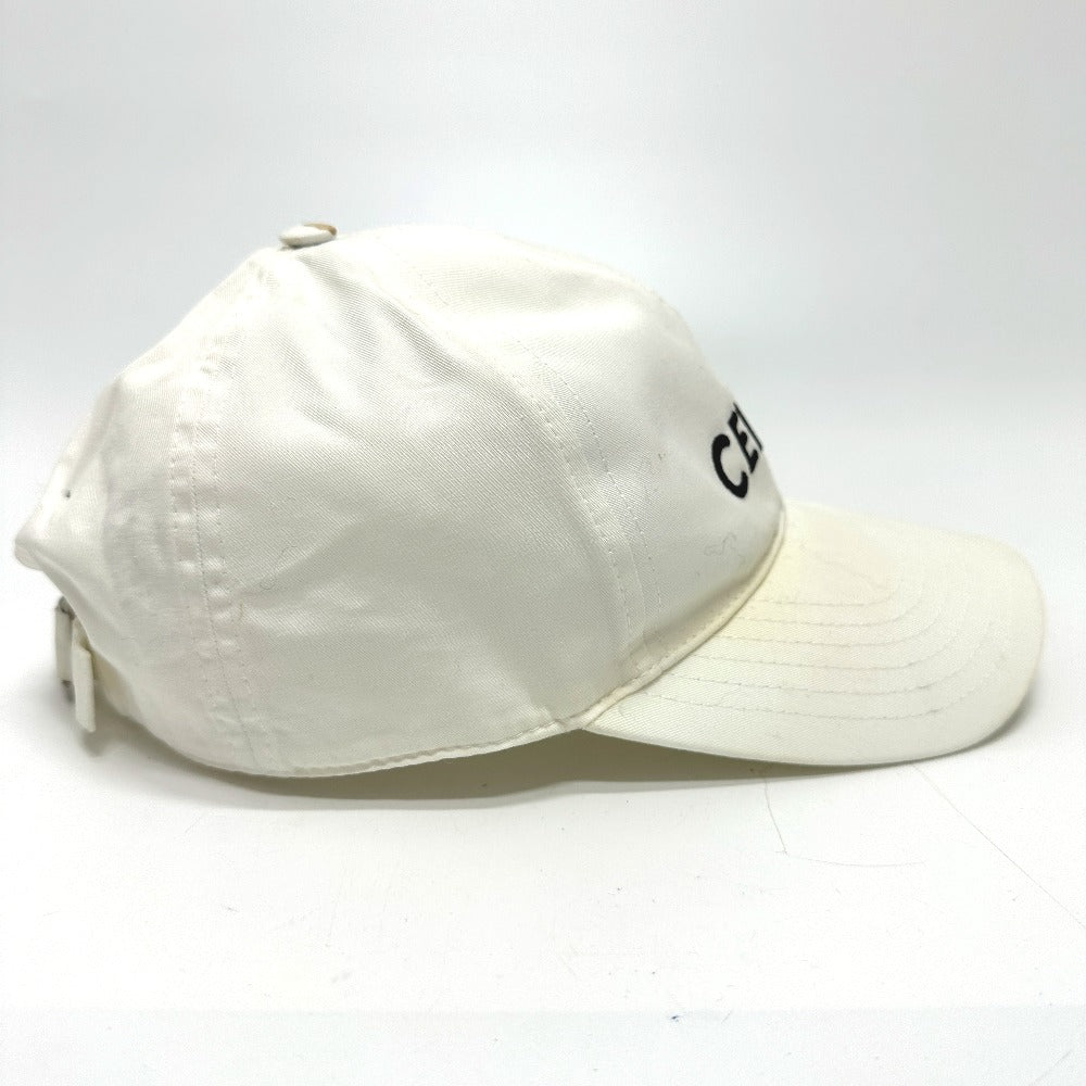 Celine Cap 2Aus9969P Cotton White Embroidery Baseball Cap M