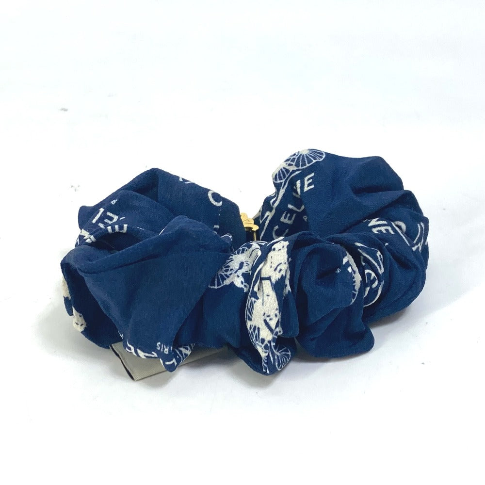 Celine Hair Accessory Silk Blue Sulky Logo Women