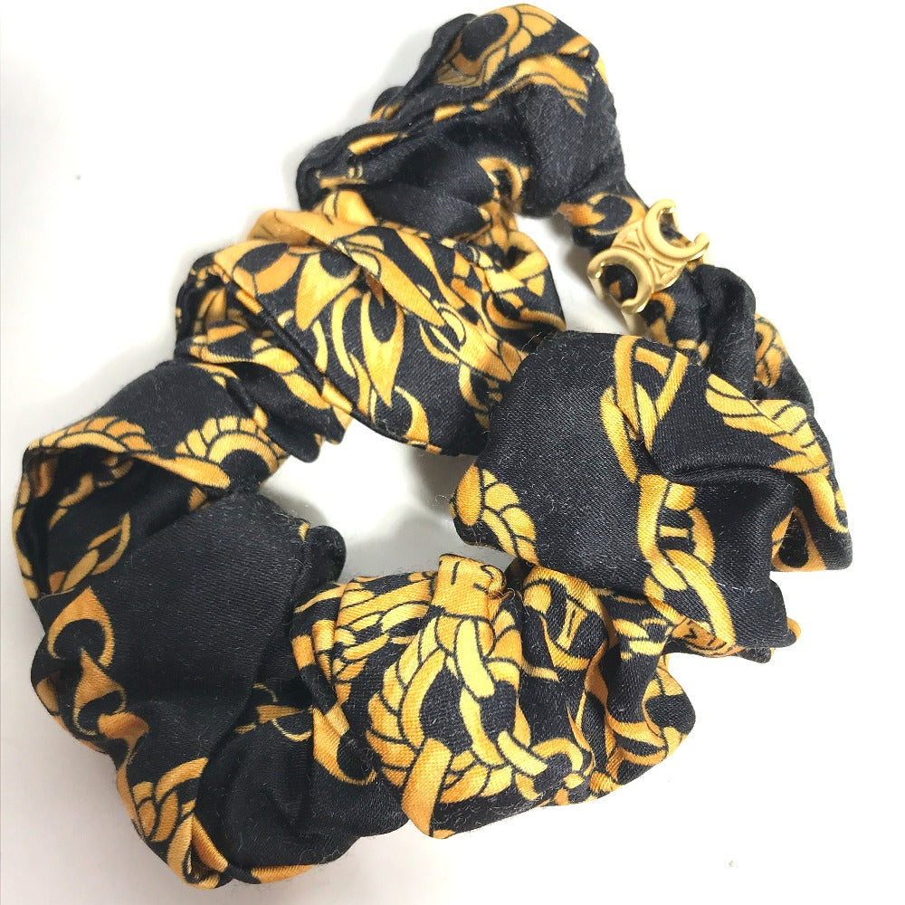 Celine Hair Accessory Silk Black Hair Accessories Hair Rubber Chainpattern Women