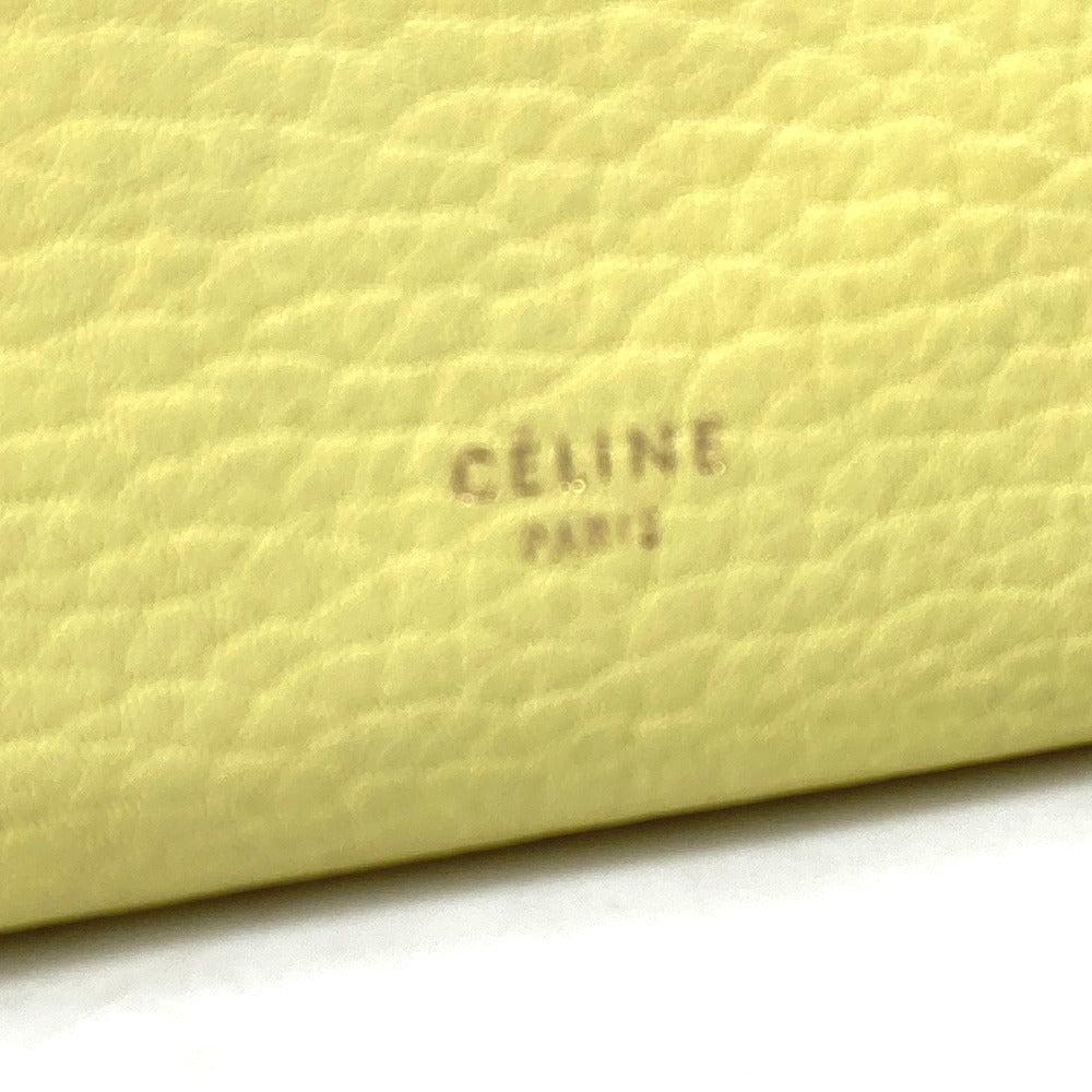 Celine Handbag 175883 Leather Yellow Tote Bag Belt Bag Thai Mini Thai Bag Women