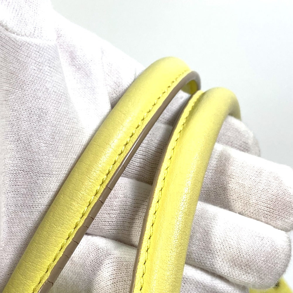 Celine Handbag 175883 Leather Yellow Tote Bag Belt Bag Thai Mini Thai Bag Women