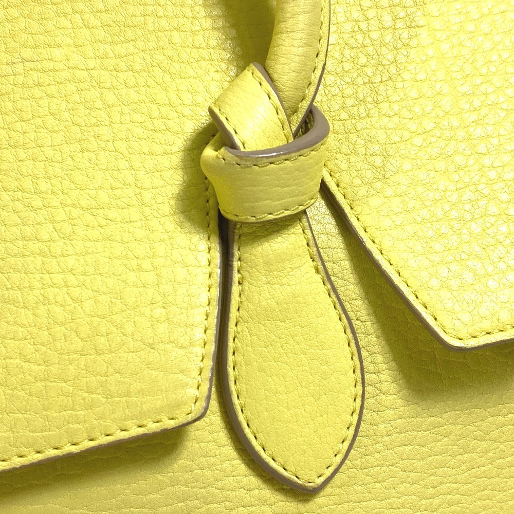 Celine Handbag 175883 Leather Yellow Tote Bag Belt Bag Thai Mini Thai Bag Women