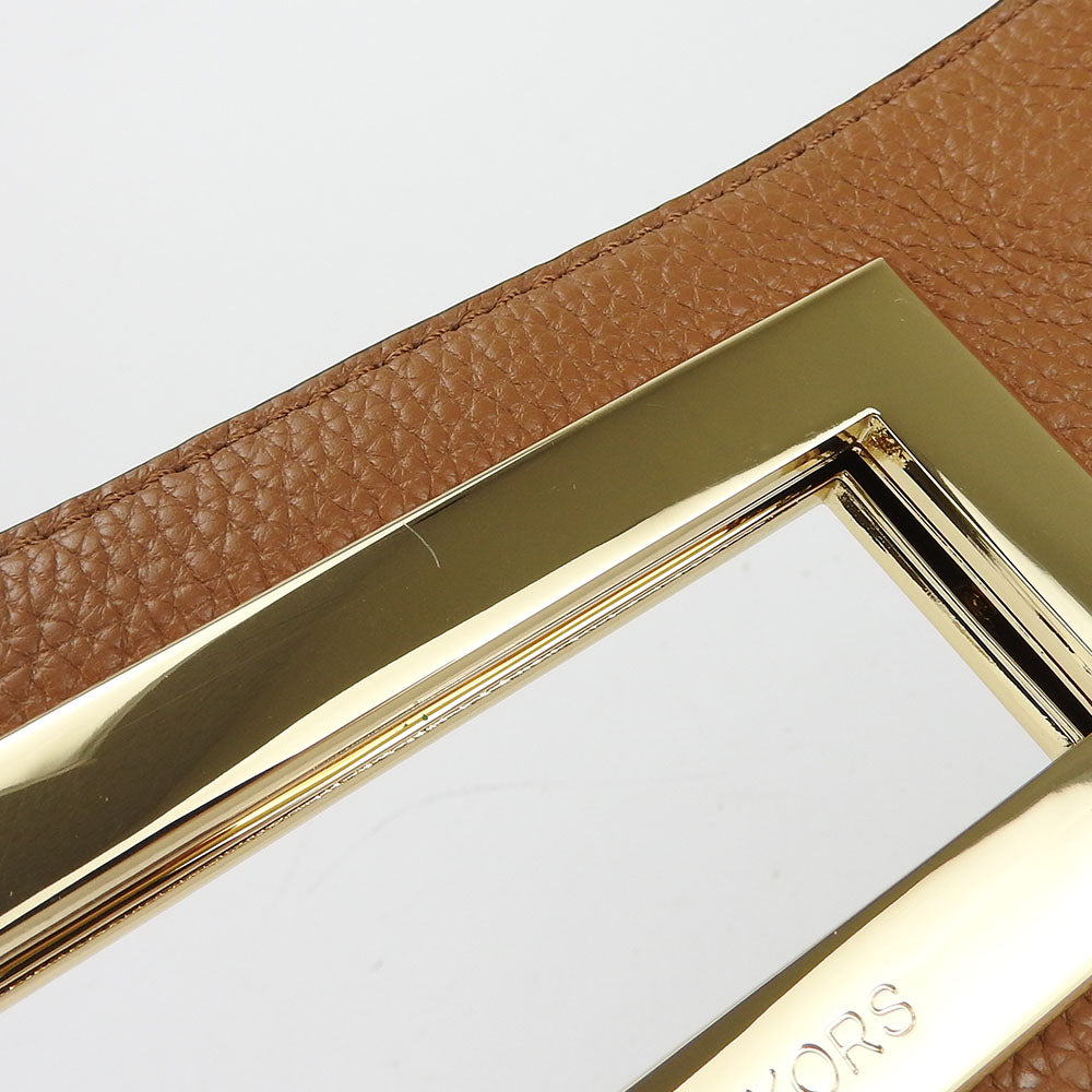 Michael Kors Clutch Bag 35T2Gbkc2L Leather Brown Women