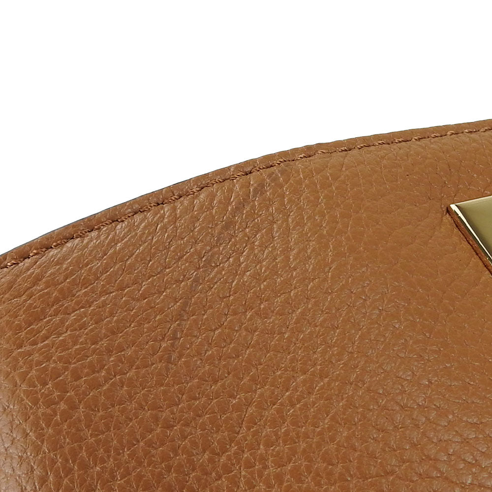 Michael Kors Clutch Bag 35T2Gbkc2L Leather Brown Women