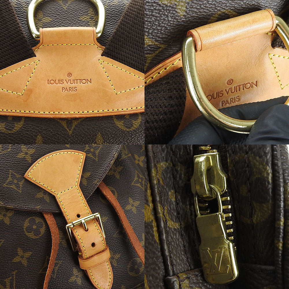 Louis Vuitton Backpack M51135 Monogram Brown Montsourisgm Women