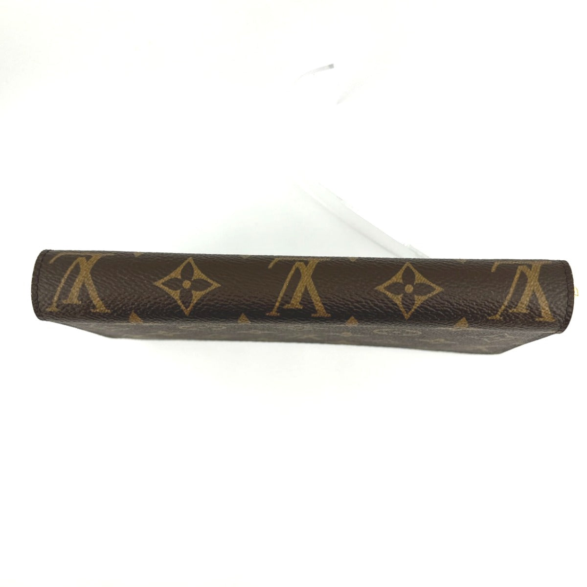 Louis Vuitton Long Wallet Purse M42616 Monogram Canvas Brown Zip Around Monogram Zippy Wallet Women