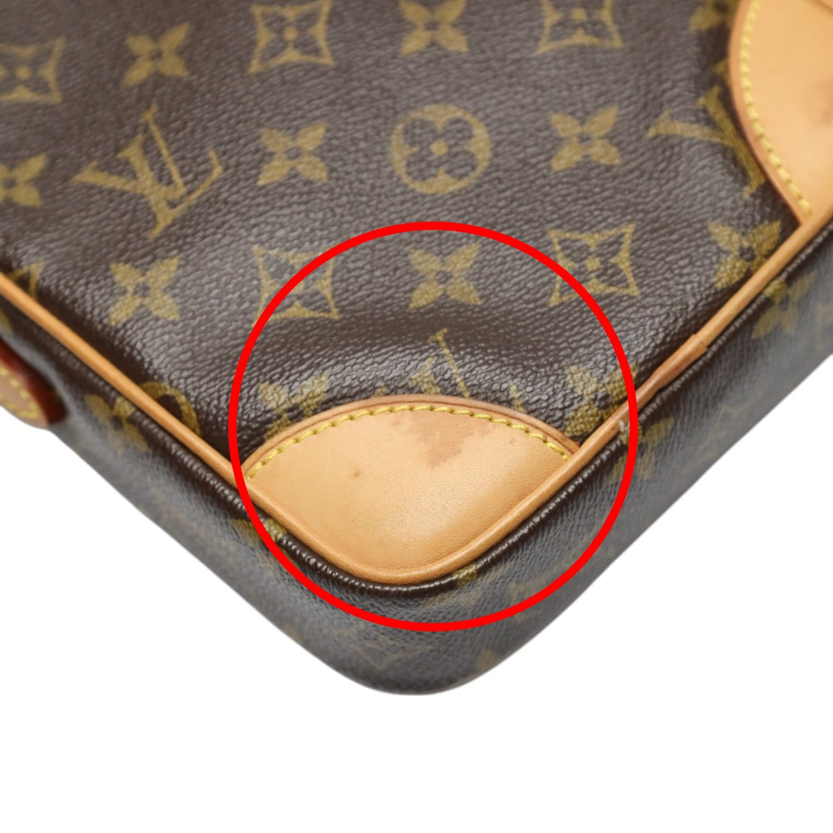 Louis Vuitton Shoulder Bag M45266 Monogram Canvas Brown Shoulder Bag Monogram Danube Women