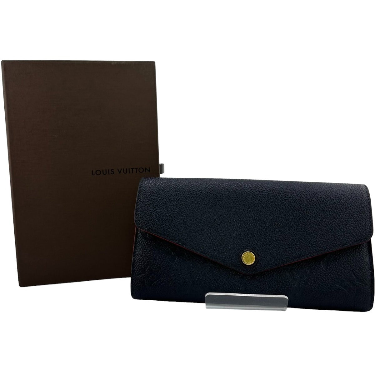 Louis Vuitton Long Wallet Purse M62125 Monogram Ann Platt Marine Rouge Portefeuille Sarah Ann Platt