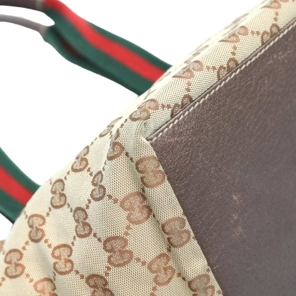 Gucci Handbag 131228 Gg Canvas Beige Tote Bag Sherry Line Women