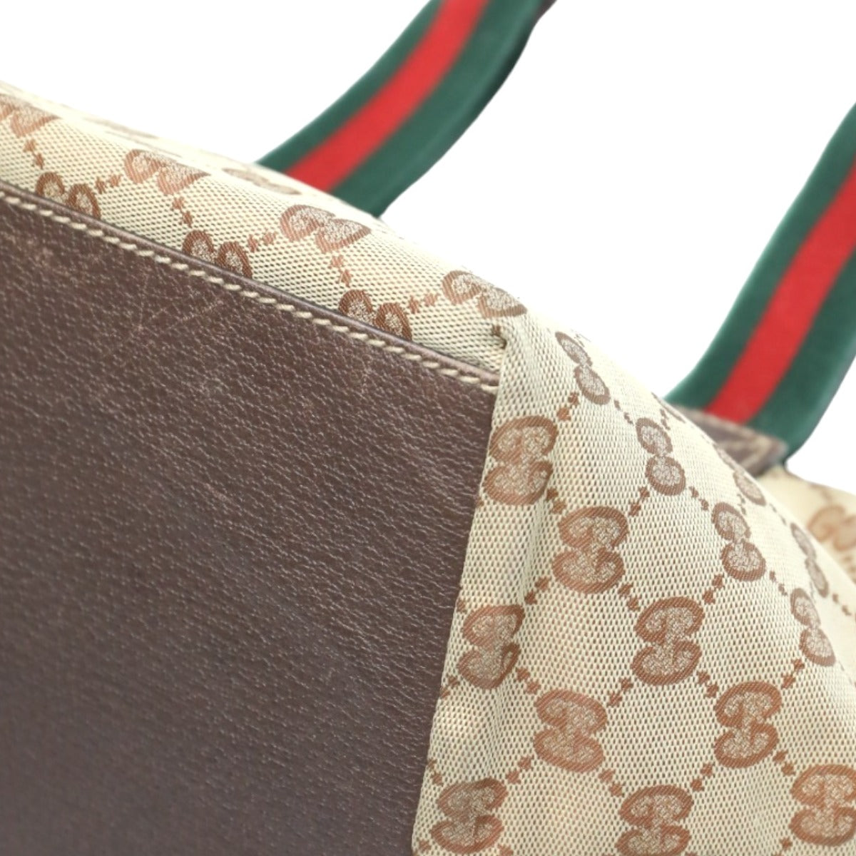 Gucci Handbag 131228 Gg Canvas Beige Tote Bag Sherry Line Women