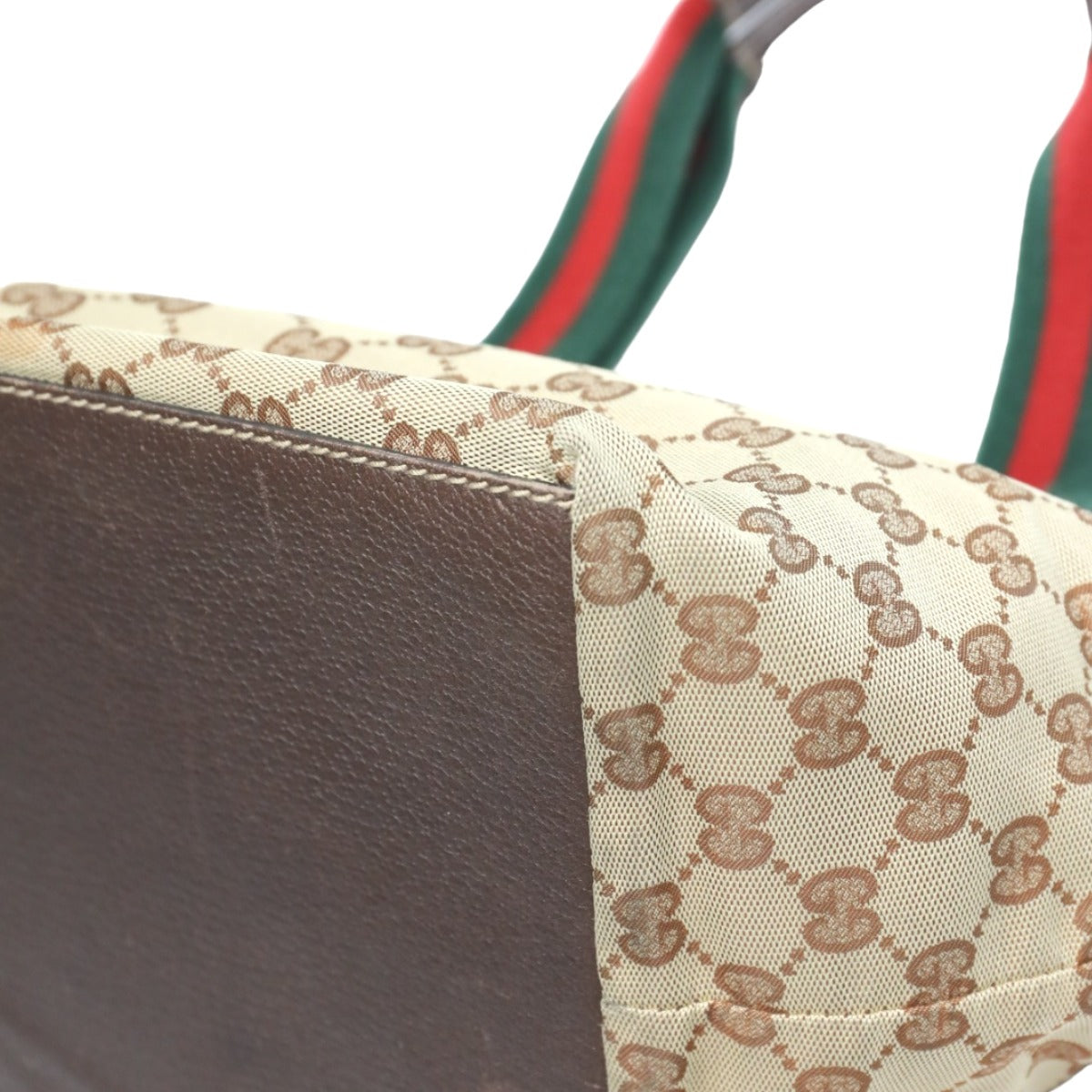 Gucci Handbag 131228 Gg Canvas Beige Tote Bag Sherry Line Women
