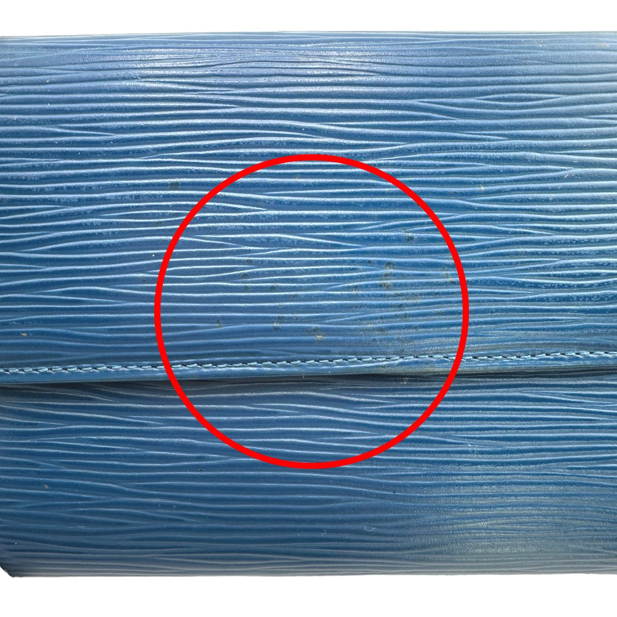 Louis Vuitton Long Wallet Purse M63385 Epi Leather Toledo Blue Long Wallet Purse Epi Porte Tresor