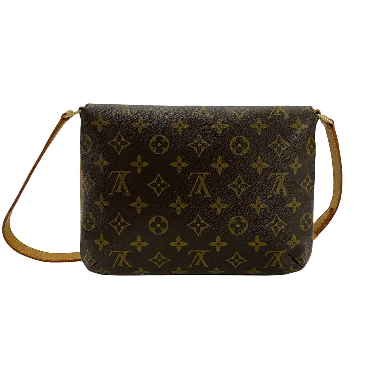 Louis Vuitton Shoulder Bag M51388 Leather, Pvc Brown Monogram Musette Tango Long Mens(Unisex)