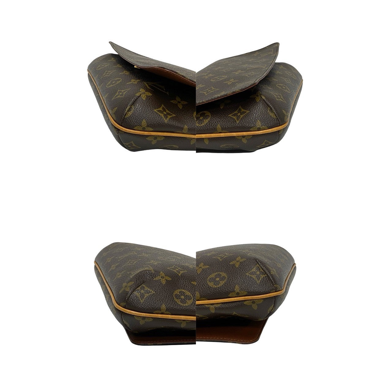 Louis Vuitton Shoulder Bag M51388 Leather, Pvc Brown Monogram Musette Tango Long Mens(Unisex)