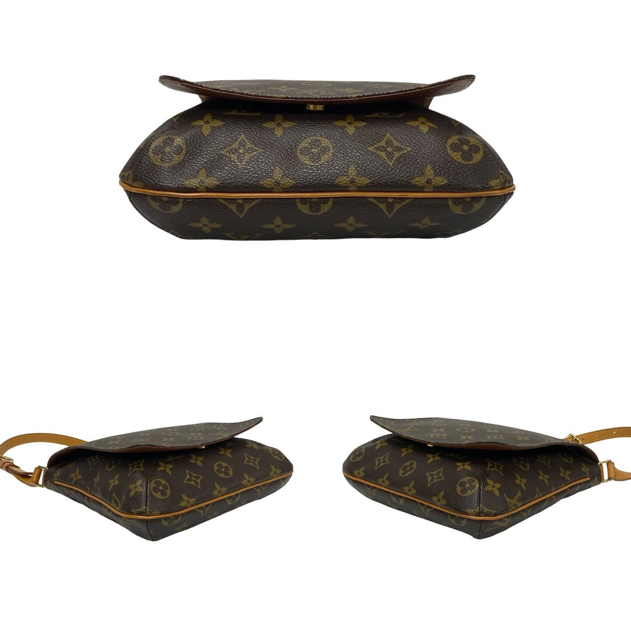 Louis Vuitton Shoulder Bag M51258 Leather, Pvc Brown Monogram Musette Salsa Women(Unisex)