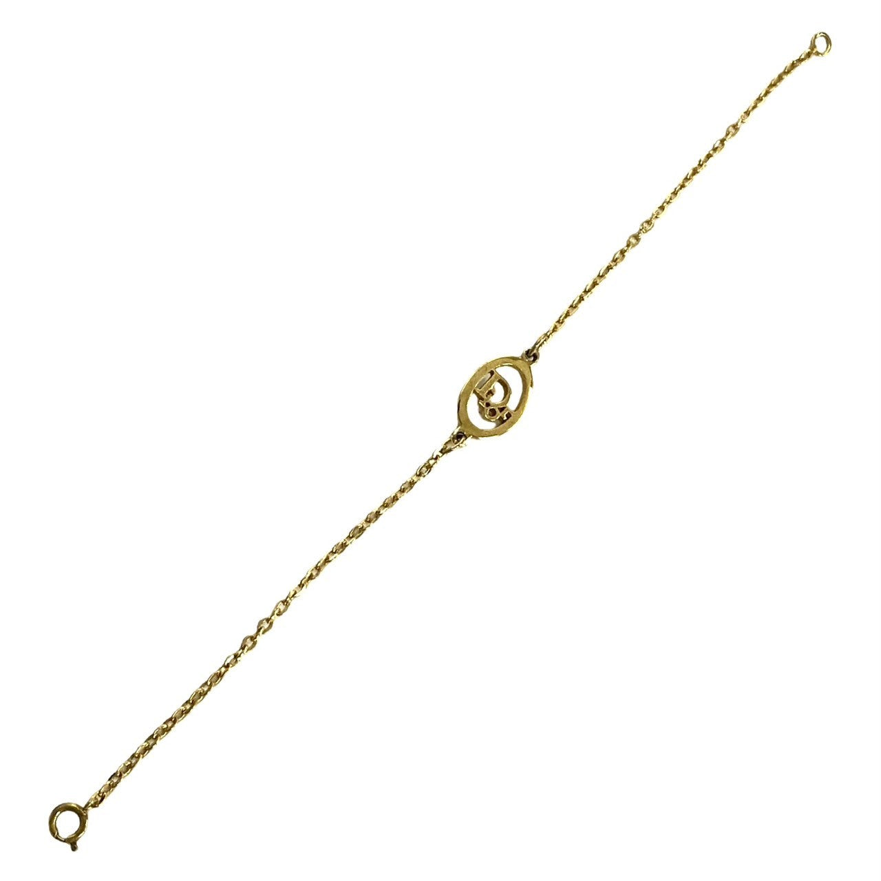 Dior Bracelet Gold Plated Gold Cd Logo Women