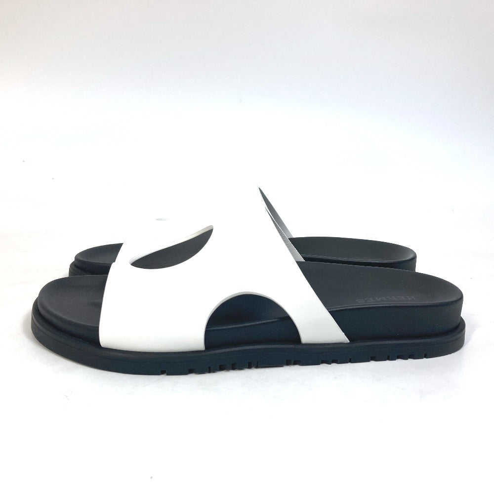 Hermes Sandals Leather White Edit Women 37