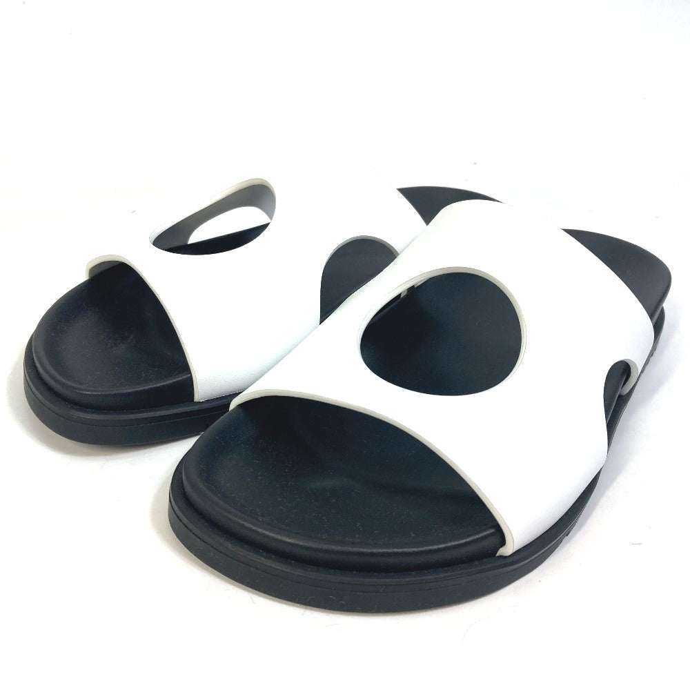 Hermes Sandals Leather White Edit Women 37