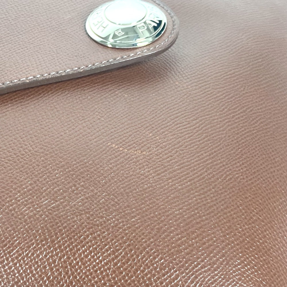 Hermes Shoulder Bag Leather Brown Christine Unisex(Unisex)