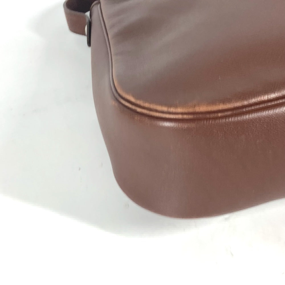 Hermes Shoulder Bag Leather Brown Christine Unisex(Unisex)