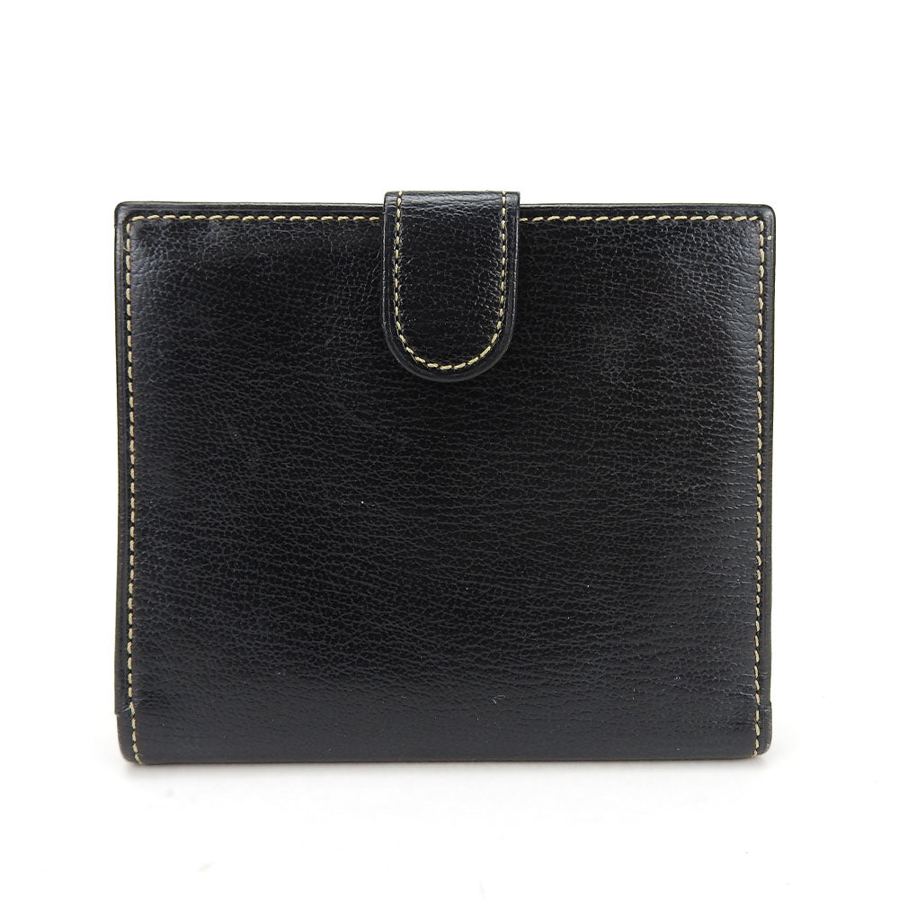Loewe Bifold Wallet Leather Black Velazquez Women