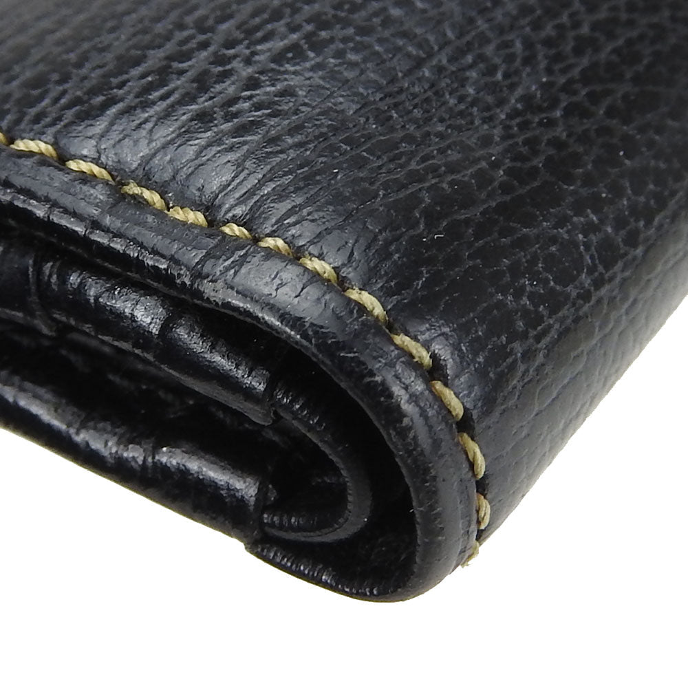 Loewe Bifold Wallet Leather Black Velazquez Women