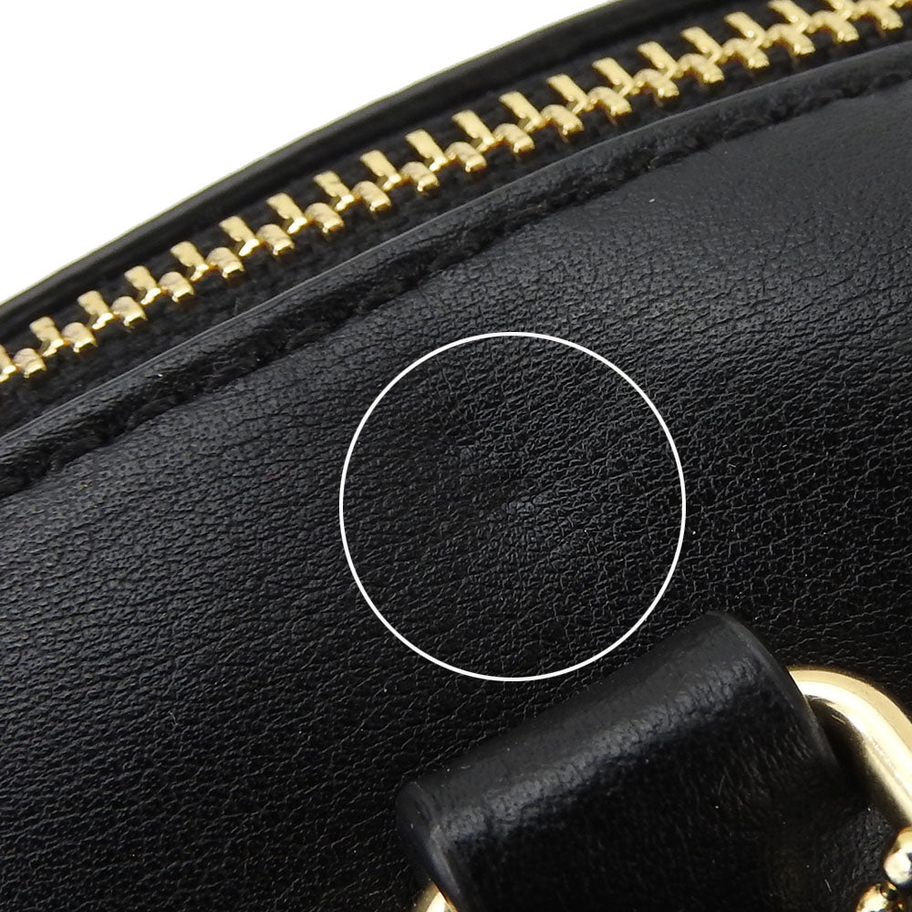 Coach Handbag F58312 Leather, Pvc Black Signature Mini Bennett Satchel Women