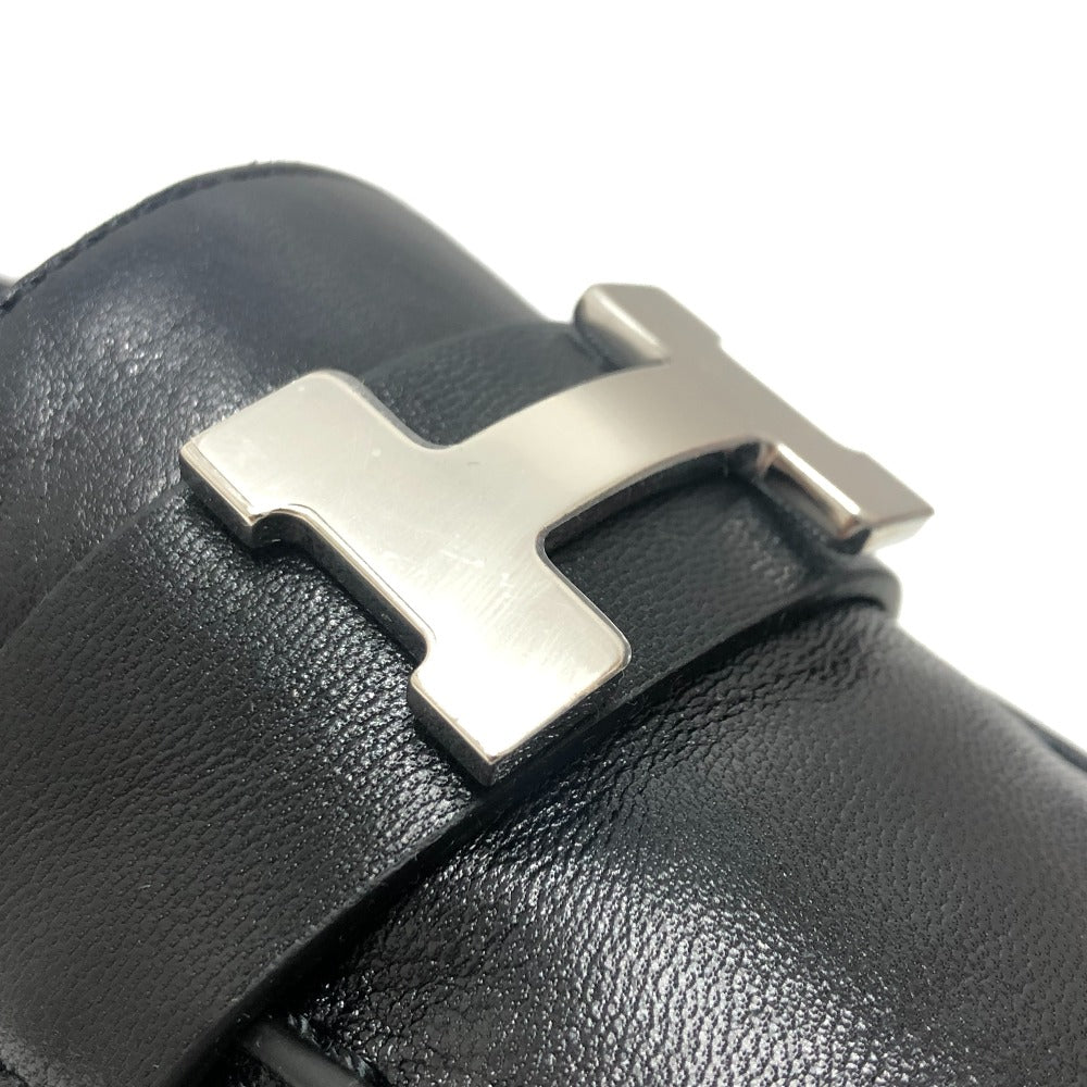Hermes Loafers Black Moccasin H Logo Constance Women 35