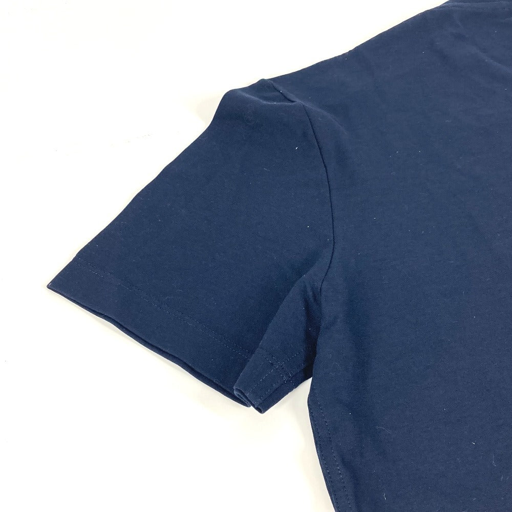 Hermes Short Sleeve T-Shirt Cotton Navy Pocket Mens S
