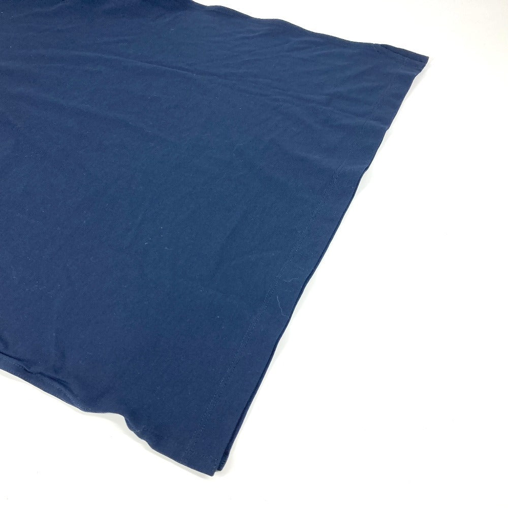 Hermes Short Sleeve T-Shirt Cotton Navy Pocket Mens S