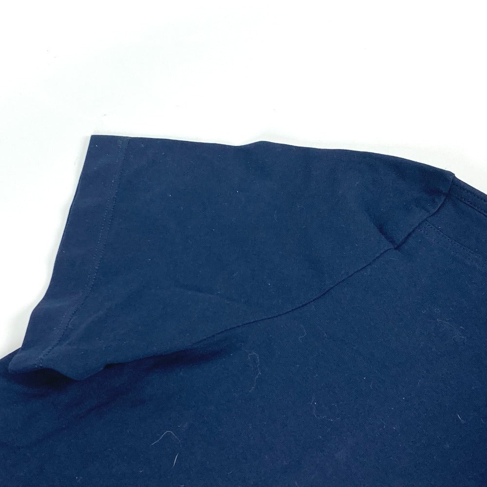 Hermes Short Sleeve T-Shirt Cotton Navy Pocket Mens S