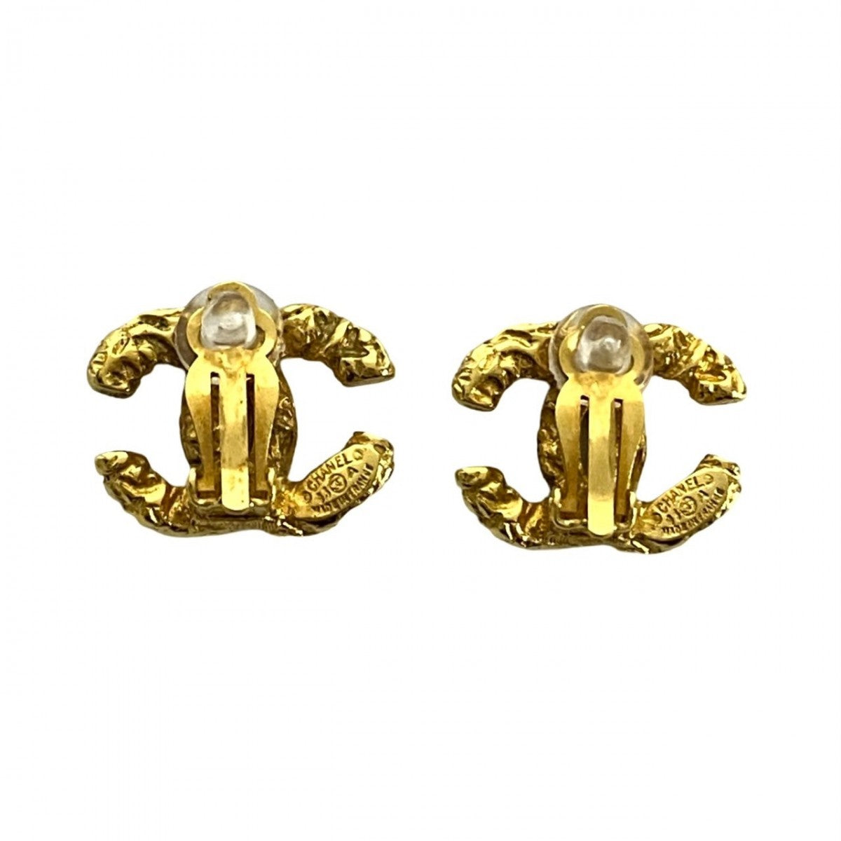 Chanel Earring Gold Plated Gold