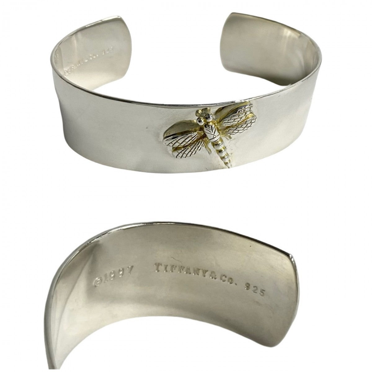 Tiffany&Co. Bangle Silver925 Silver Dragonfly Bangle Mens