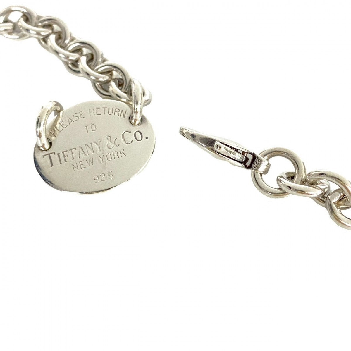 Tiffany&Co. Necklace Silver925 Silver Return To Oval Necklace
