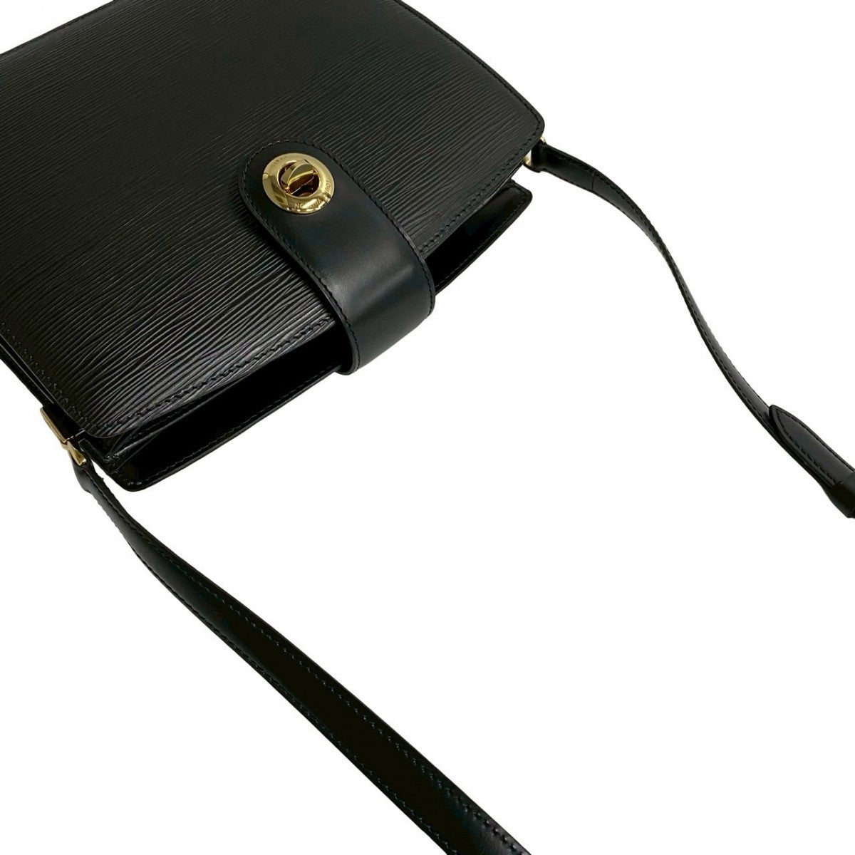 Louis Vuitton Shoulder Bag M52342 Epi Leather Black Epi Capuchin